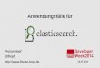 Anwendungsfaelle für Elasticsearch