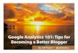 Google Analytics for Bloggers