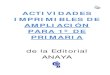Actividades ampliación 1º Ed. Anaya