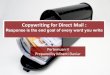 Direct Comm Direct Mail Copywriting
