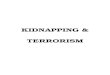 Criminology Kidnapping and Terrorism