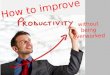 Managing Your Productivity