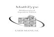 MathType User Manual