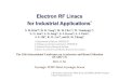 ★★Electron RF Linacs for Industrial Applications_ICABU11_17_포스텍