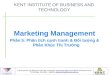 Marketing management - Part 5 - Competitive analysis & market segments & targets