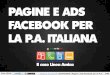 Pagine e Ads Facebook per la Pubblica Amministrazione italiana. Il caso Linea Amica