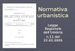 Normativa Urbanistica Regionale dell'Umbria