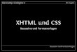 BarCampCologne 2 - XHTML/CSS Formatvorlagen und Bausteine
