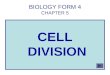 Bio f4 Chap 5 Cell Division (2)