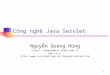HUNG -Java Servlet Programming