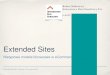Extended Sites - IDH SA - eHandel 2011