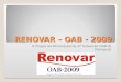 Renovar – Oab   2009