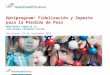 Montserrat Sanahuja/Juan Miguel Cervantes - OptiProgram: Fidelización y soporte para la pérdida de peso