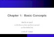 261 Ch01 Basic Concepts
