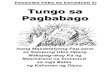 Tungo sa Pagbabago