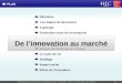 Hec De l'innovation au marché(Cours)
