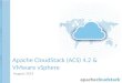 vBrownBag @ VMworld - Apache CloudStack (ACS) & vSphere