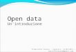 Open data: un'introduzione