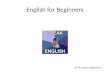 English for beginners