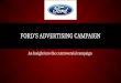 Ford’s advertising campaign-An Insight into the controversial campaign