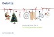 Etude Noël 2013 par Deloitte