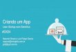 Creando una app:  Lean startup + GeneXus