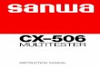 sanwa cx506 manual