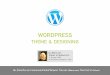 Wordpress Theme and Design