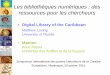 Les bibliothèques numériques : des ressources pour les chercheurs