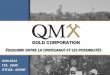 QMX Corporate Presentation (French)
