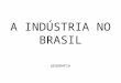 A indústria no brasil
