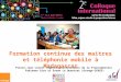 Présentation de l’expérimentation Mobile à Madagascar au colloque Tice éducation (Montréal, 2014)