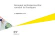 Accesul antreprenorilor romani la finantare - 2014