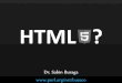 HTML5? HTML5!