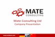Mate Consulting Presentation (En)