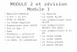 Français modules 1 et 2