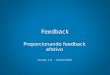 Feedback - Proporcionando feedback efetivo