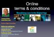 Online terms & conditions
