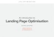 Landing Page Optimisation