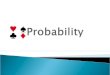 Probability (Elective)