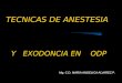 Anestesia y Exodoncia en ODP