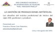 GESTIÓN DE PRODUCCIONES ARTÍSTICAS
