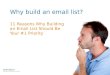 Why Build an Email List?