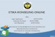 Etika konseling online