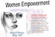 Presentation on Women Empowerment: against domestic voilence and social harracements
