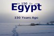 Egypt 150 Years Ago