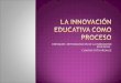 El proceso de la innovación educativa