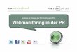 Webmonitoring in der PR