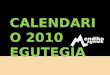 Calendario 2010 Egutegia