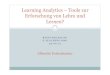Learning Analytics - Tools zur Erforschung von Lehre und Lernen?